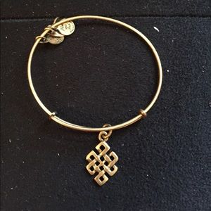 Authentic Alex and Ani Celtic knot bracelet